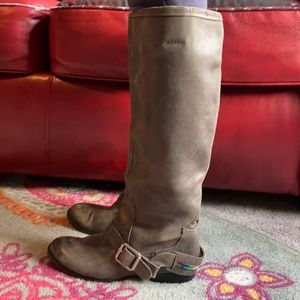 Lucky Brand distressed leather boots size 8